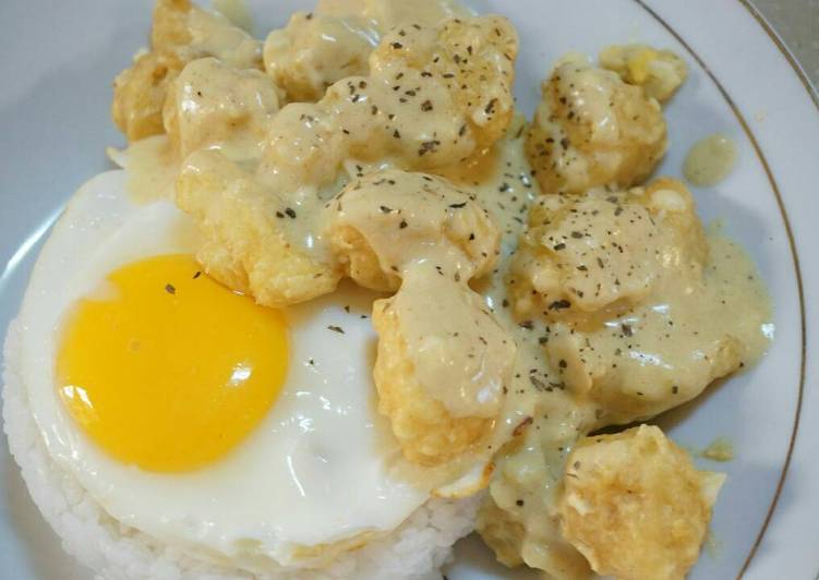 Resep Chicken Salted Egg ala EATLAH oleh Disyaicha - Cookpad