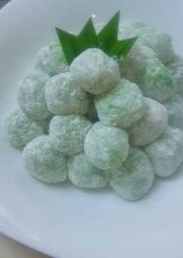 Kue Mochi Pandan Isi Kacang