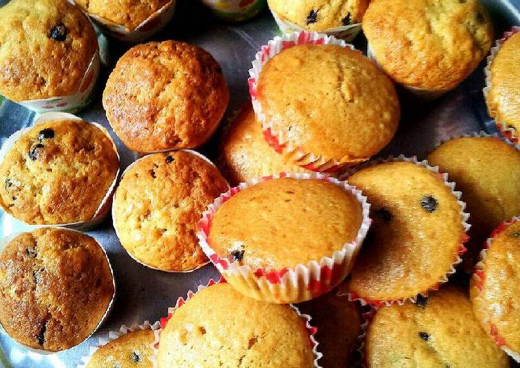 gambar untuk cara membuat Vanila Chocochips Muffin Cepat Mudah Praktis