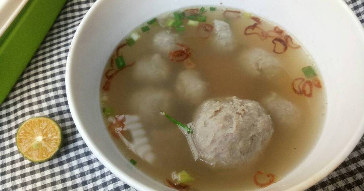  Resep Bakso sapi enak kenyal ala abang bakso kitaberbagi 