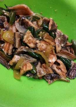 Ikan gabus cabe,tomat hijau