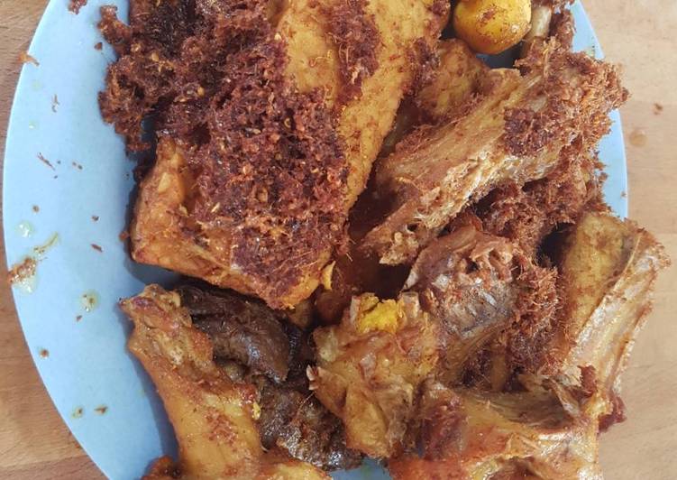 gambar untuk cara membuat Ayam dan tempe goreng kuning, extra lengkuas