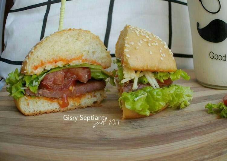 gambar untuk resep makanan Roti Burger (Killer Soft Bread)