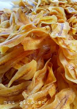 Keripik pisang renyah manis