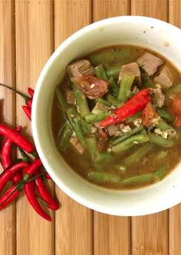 Asem-asem Daging Sapi Buncis