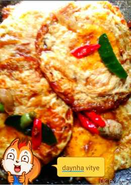Telur ceplok pete saus tiram