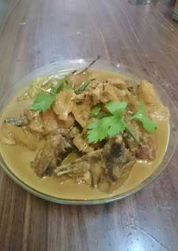 Semur ayam tahu kecap santan