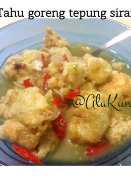 Tahu Goreng Tepung Siram