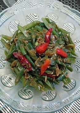 Tumis buncis teri medan