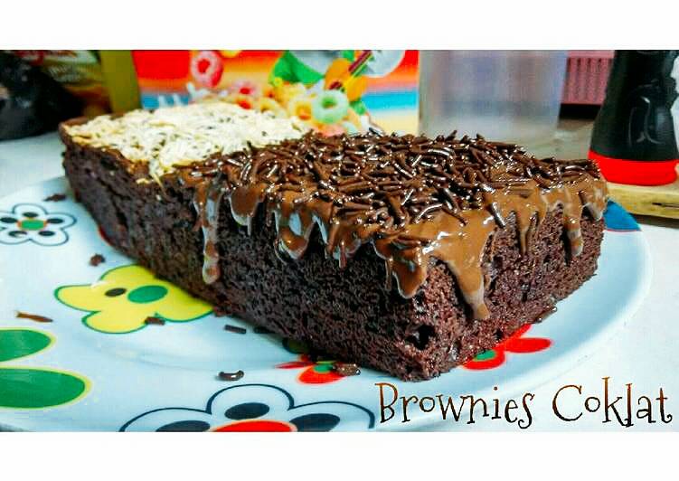 bahan dan cara membuat Brownies Panggang Gampang