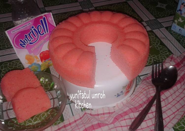 Resep Bolu nutrijell kukus yummy!!!! Step by step.... - Yunifatul Umroh