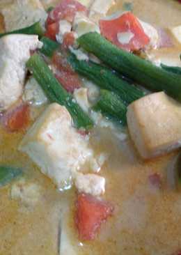 Sayur lodeh tahu kacang panjang