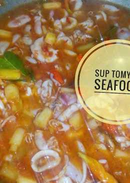 Sup Tom Yam sotong cumi mini