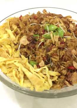 Nasi goreng ham pete