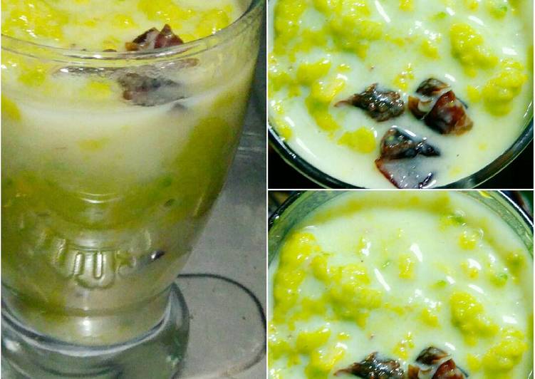 resep makanan Jus Alpukat With Pear Tabur Kismis #PR_RecookMinumanDingin