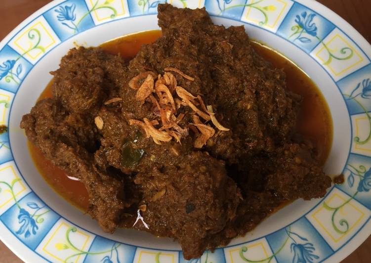 gambar untuk cara membuat Rendang Kering khas Padang #FestivalResepAsia #Indonesia #DagingSapi