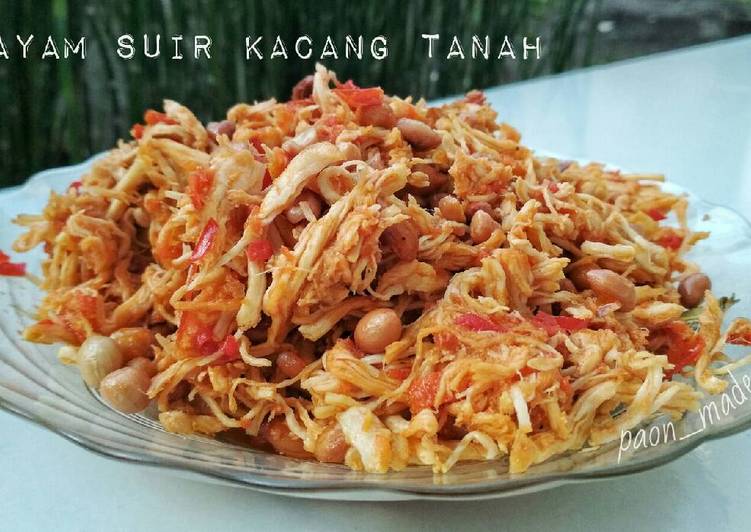 Resep Ayam suir mix kacang tanah Karya paon_made