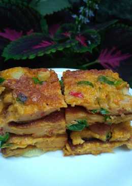 Telor Dadar Bumbu Kemiri