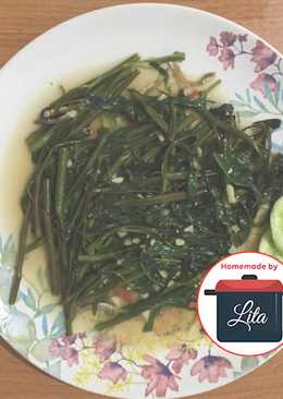 Kangkung teri cah belacan mudahÂ #homemadebylita