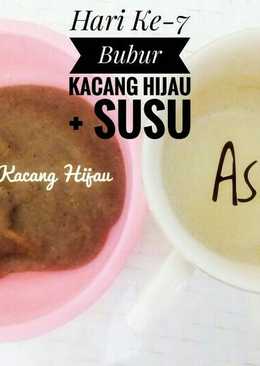 Bubur Kacang Hijau + Susu