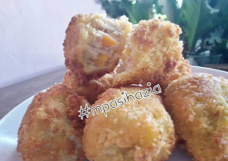 cara membuat Nugget Ayam Wortel Jagung