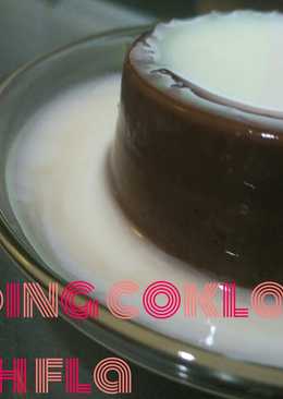 Puding coklat with fla