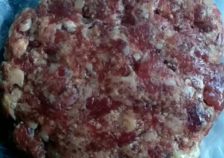 Resep Beef Pattie/daging burger Dari arise ichsan putra
