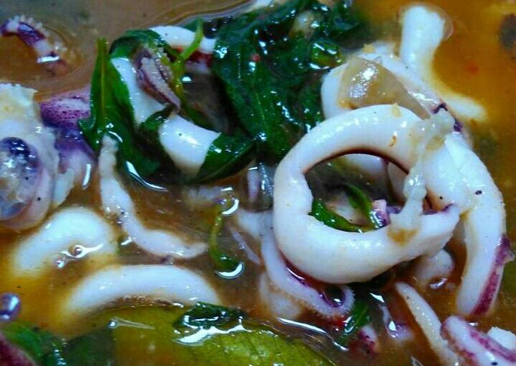 resep makanan Cumi Kemangi