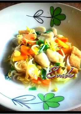 Tauge wortel mix tahu bakso