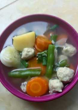 Sayur bening bakso