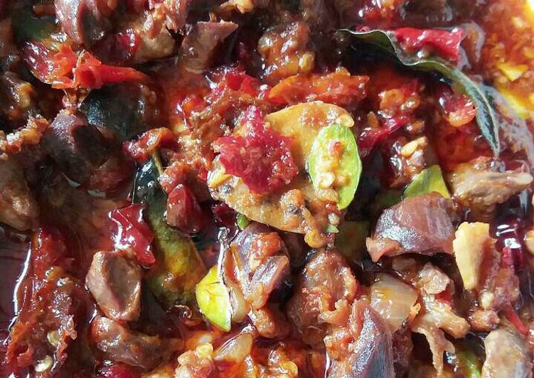 resep makanan Sambal Ati Ampela (No MSG)