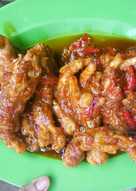 Ceker sayap kepala ayam sambal mercon