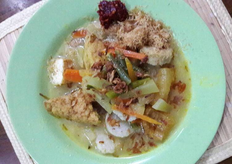 gambar untuk cara membuat Lontong Sayur