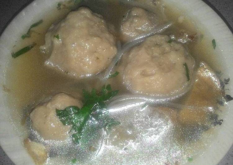 gambar untuk resep makanan Bakso sapi rumahan