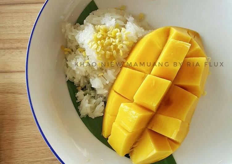 cara membuat Mango Sticky Rice