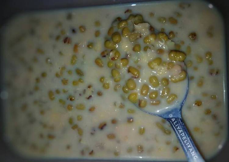 resep makanan Bubur kacang ijo susu