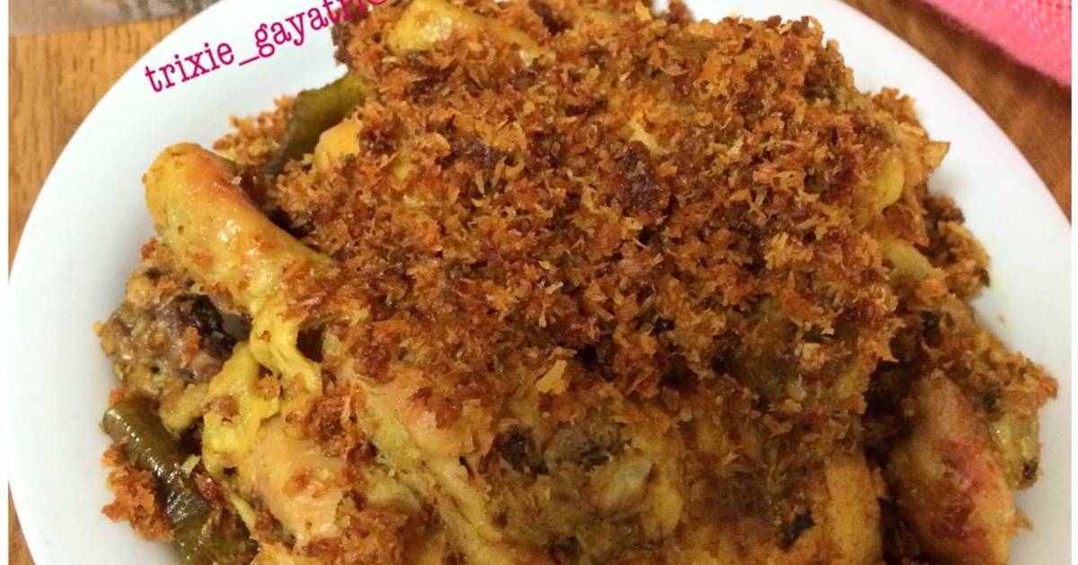 Resep Ayam Goreng Serundeng oleh Trixie Gayatri - Cookpad