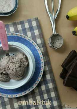 Chocolate Chip Ice Cream (Es Krim Pisang Cokelat Sehat)