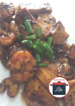 Udang tahu lada hitam mudah #homemadebylita