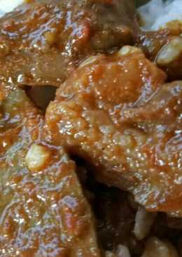 Daging kambing kecap pedas #kitaberbagi