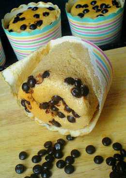 White Egg Chocolate Chiffon Cake in Cup (no bau telur)