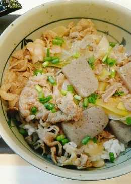 Beef bowl Konyaku - Gyudon sehat