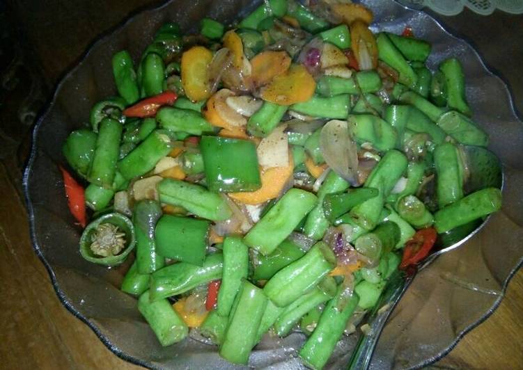 Resep Tumis buncis wortel saos tiram By Nda Nay