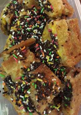 Roti goreng pisang cokelat