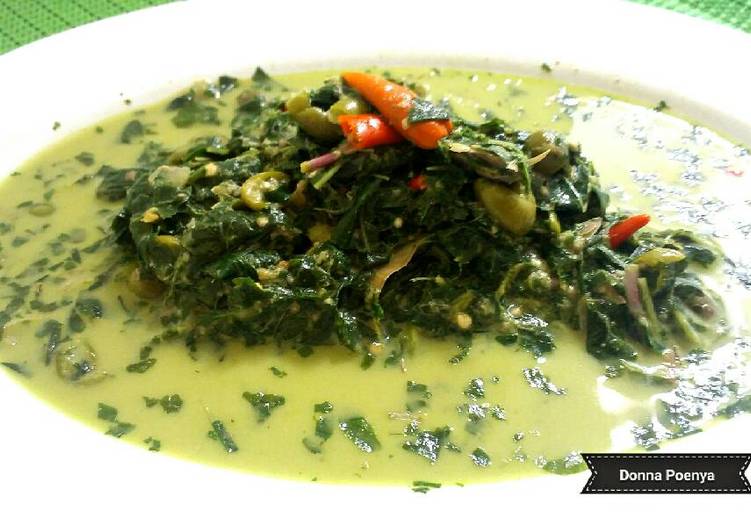 resep Daun Ubi Tumbuk