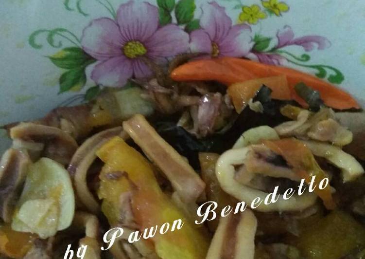 Resep Cumi asin 3 rasa - Pawon Benedetto