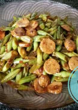 Buncis Bakso Tumis Pedas