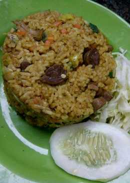 Nasi goreng kari kambing