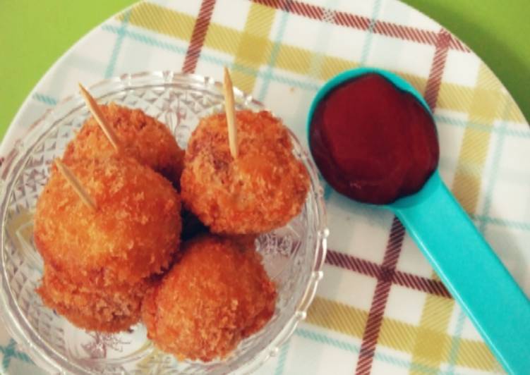 resep makanan Bitterballen Kornet Keju