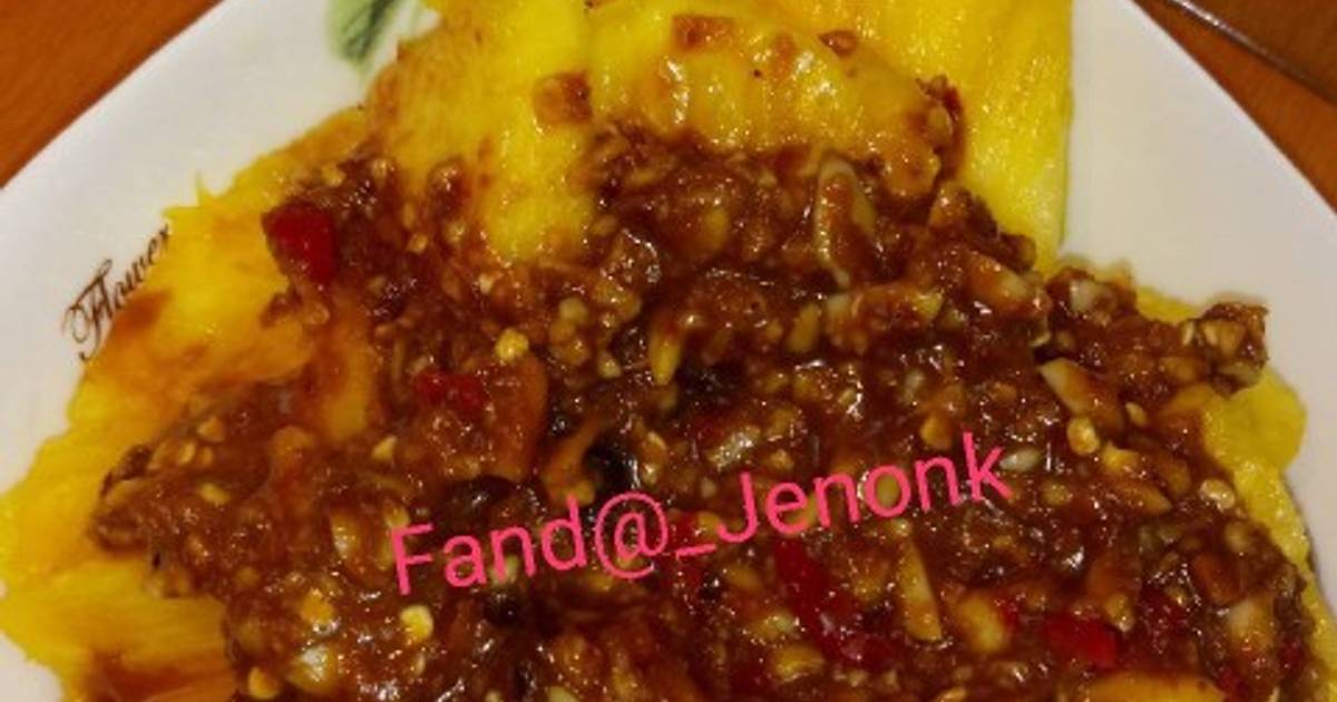 187 resep rujak buah bumbu kacang enak dan sederhana Cookpad